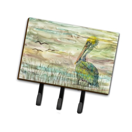 Carolines Treasures 6 x 2 x 9 in. Pelican Sunset Leash or Key Holder SC2012TH68